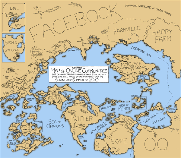 Map of Social Networking Pretty Much Hits the Nail on the Head
