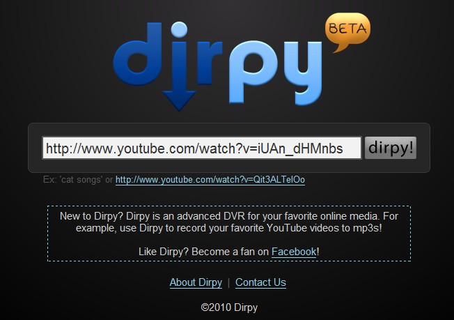 Dirpy Lets You Turn Your Favourite YouTube Videos Into MP3’s