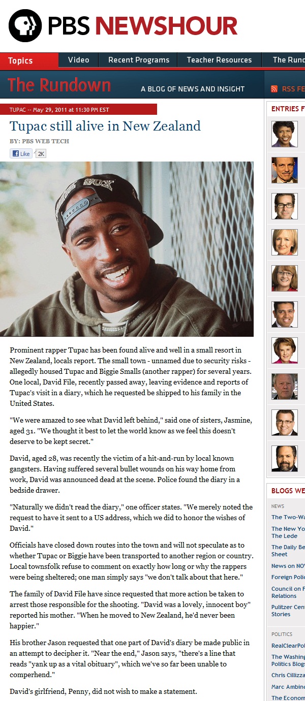 Tupac Shakur Lives