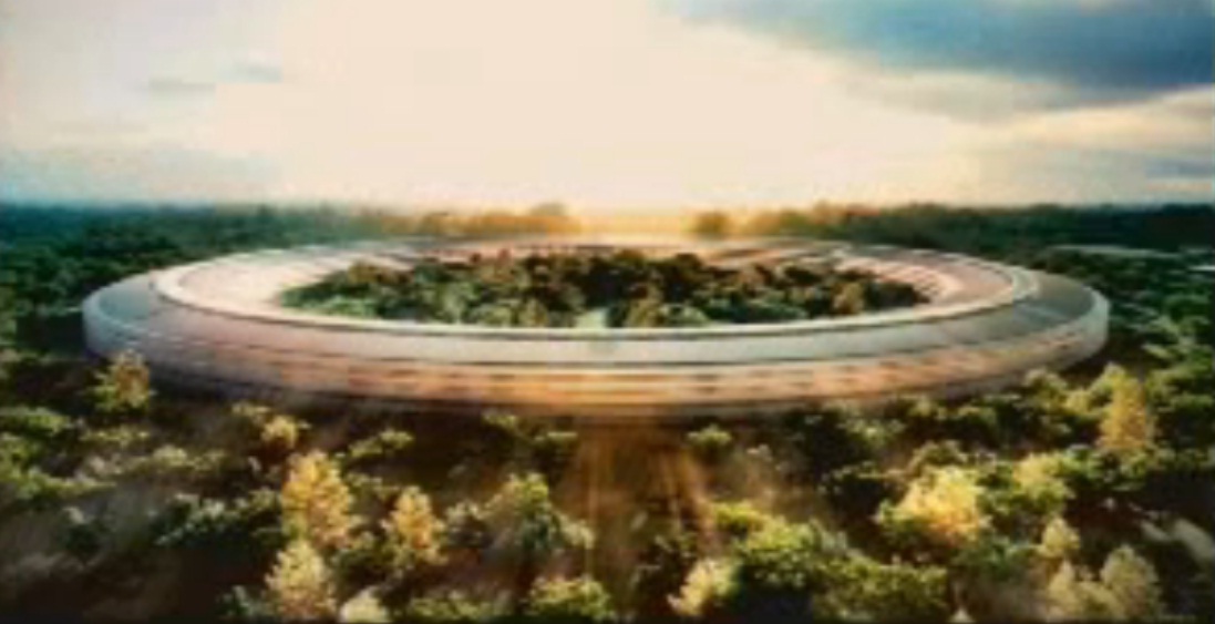 Steve Jobs details plan for the Apple spaceship building in Cupertino